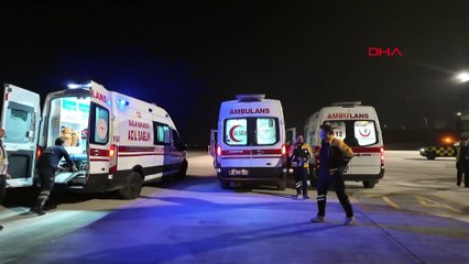 Kuzey Makedonya'daki yangında yaralanan 9 kişi tedavi için Türkiye'ye getirildi