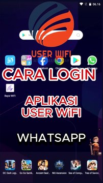 CARA LOGIN APLIKASI USER WiFi via WHATSAPP