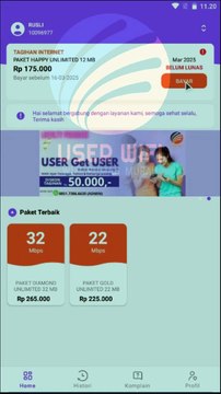 CARA BAYAR USER WiFi via INDOMARET