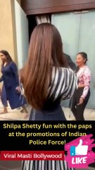 Shilpa Shetty fun with the paps