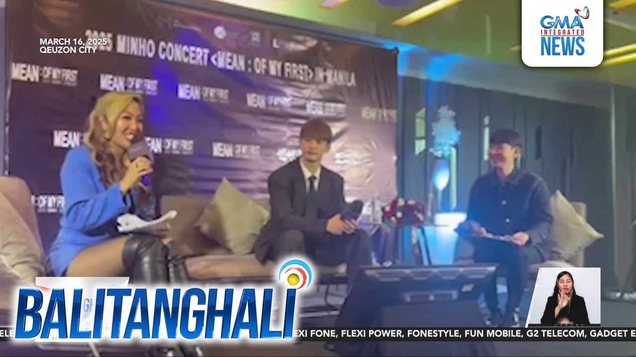 Choi Minho ng Shinee, nagpakilig sa kaniyang "Mean of My First" Manila concert | Balitanghali