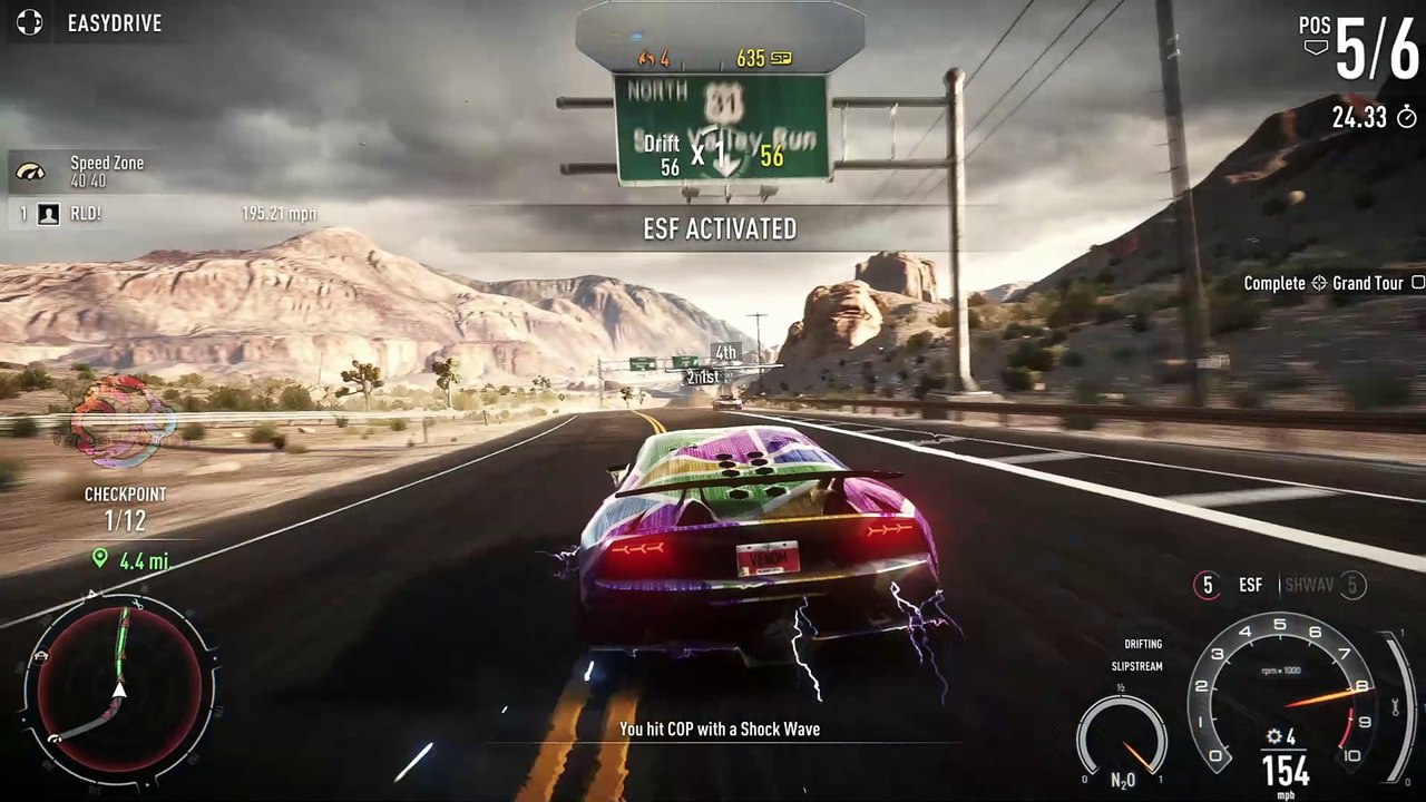 Need for Speed Rivals Lamborghini Sesto Elemento Race Sun Valley Run PC Gameplay