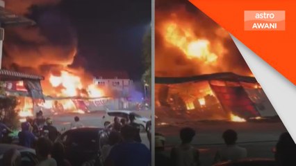 Empat premis perniagaan di Jitra musnah dalam kebakaran