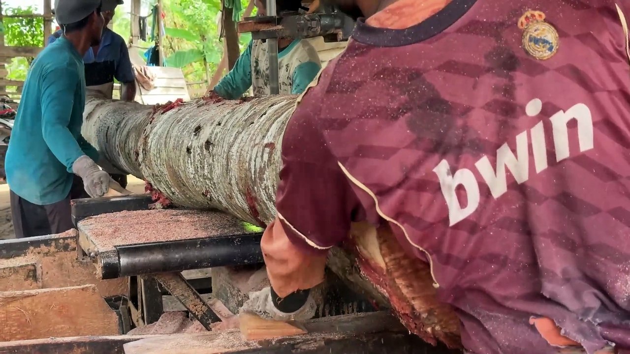 Steps to Use a Sawmill Machine for 2x20 Wood