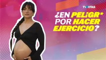 Ana Brenda Contreras entrena con pesas a sus 7 meses de embarazo y le llueven críticas
