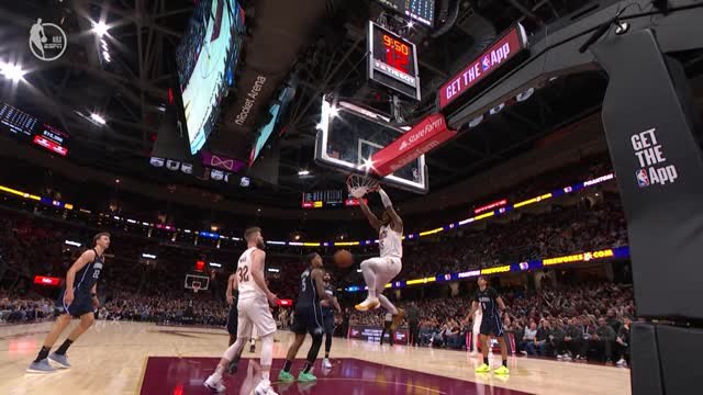Donovan Mitchell takes flight against the Magic