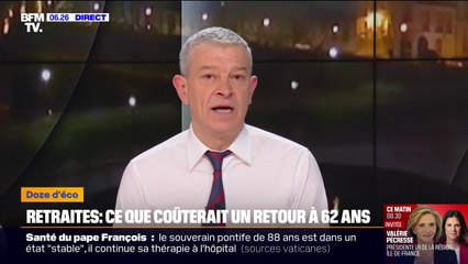 Réforme des retraites: ce que coûterait un retour à 62 ans