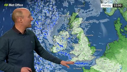 Met Office Monday Morning Weather Forecast 17/03/2025