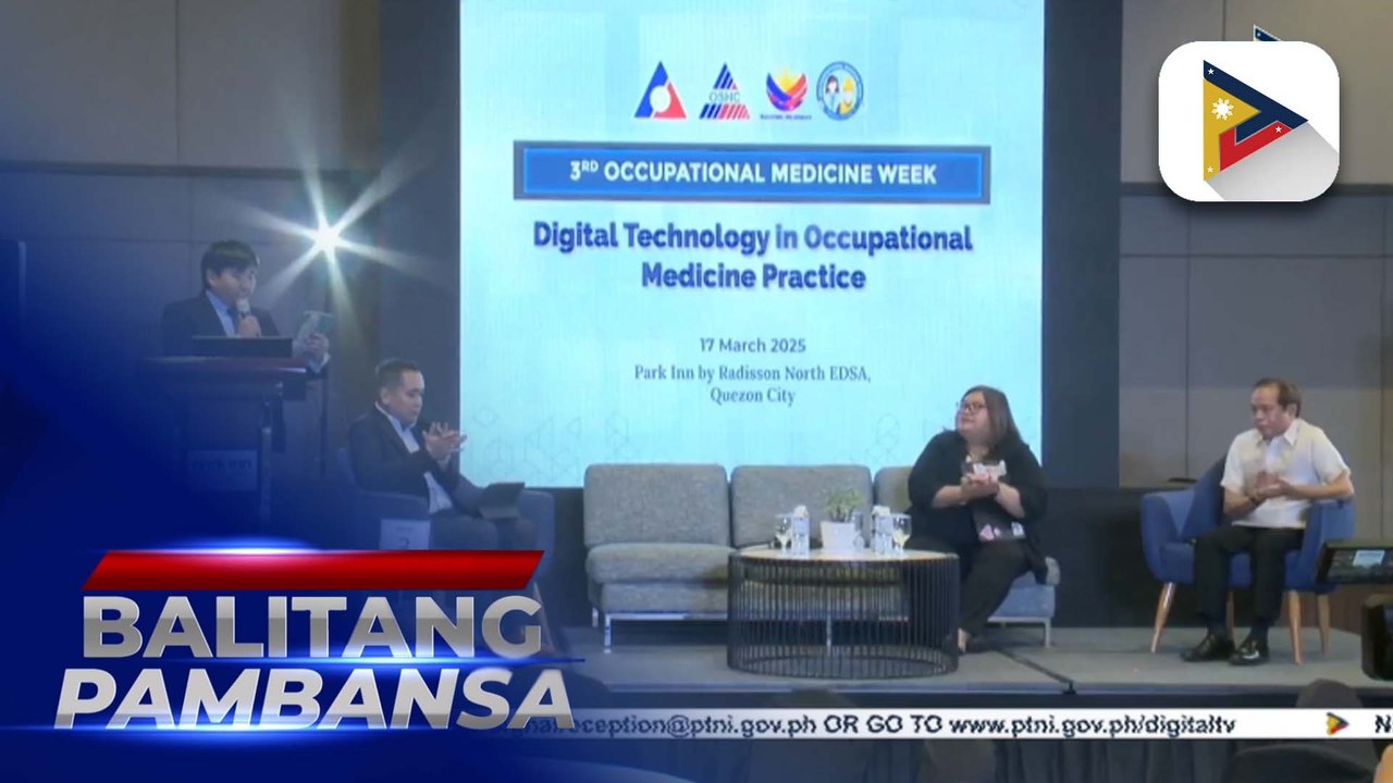 Occupational Medicine Week ng DOLE, nagsimula na; Kahalagahan ng innovation sa paghahatid ng dekalidad na Occupational Safety and Health Services sa sektor ng paggawa, iginiit