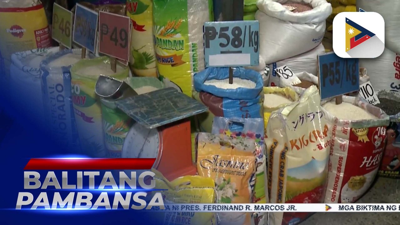 D.A., plano pang ibaba ang MSRP ng broken imported rice sa katapusan ng Marso; Presyo ng bigas sa pandaigdigang merkado, naitala sa pinaka mababang presyo sa loob ng mahigit 2 taon