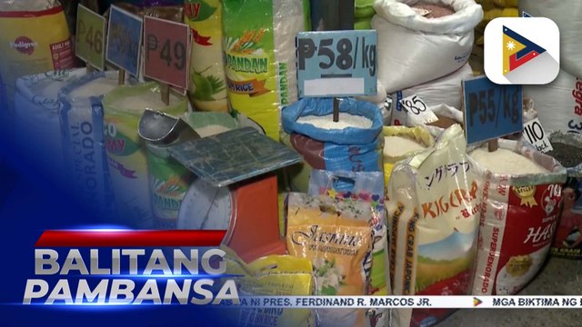 D.A., plano pang ibaba ang MSRP ng broken imported rice sa katapusan ng Marso; Presyo ng bigas sa pandaigdigang merkado, naitala sa pinaka mababang presyo sa loob ng mahigit 2 taon