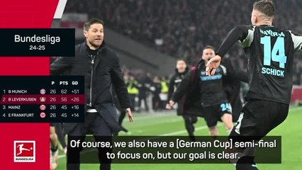 Leverkusen going 'full throttle' to retain title after Stuttgart comeback