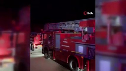 Kereste imalathanesi alev alev yandı!