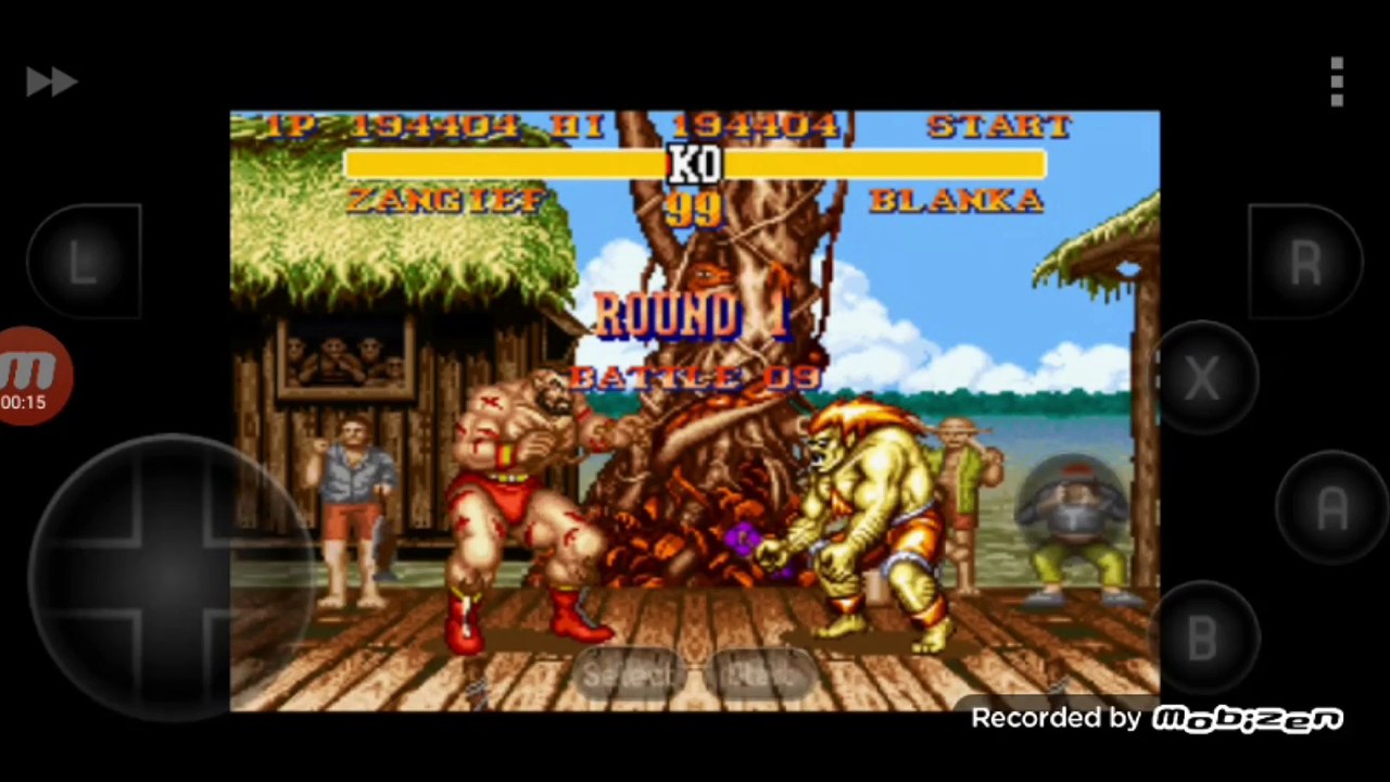Street Fighter II Turbo: Hyper Fighting Zangief vs Blanka luta completa