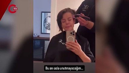 Nursel Ergin saçlarını kazıttığı anı paylaştı