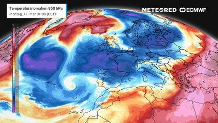 Die aktuell "zu kalten" Höhenluftmassen werden in dieser Woche rasch von sehr warmen Luftmassen abgelöst!