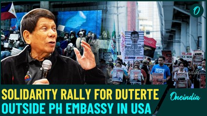 "Duterte is not alone" -Supporters in US Rally for Release | ICC Detains former Philippine President