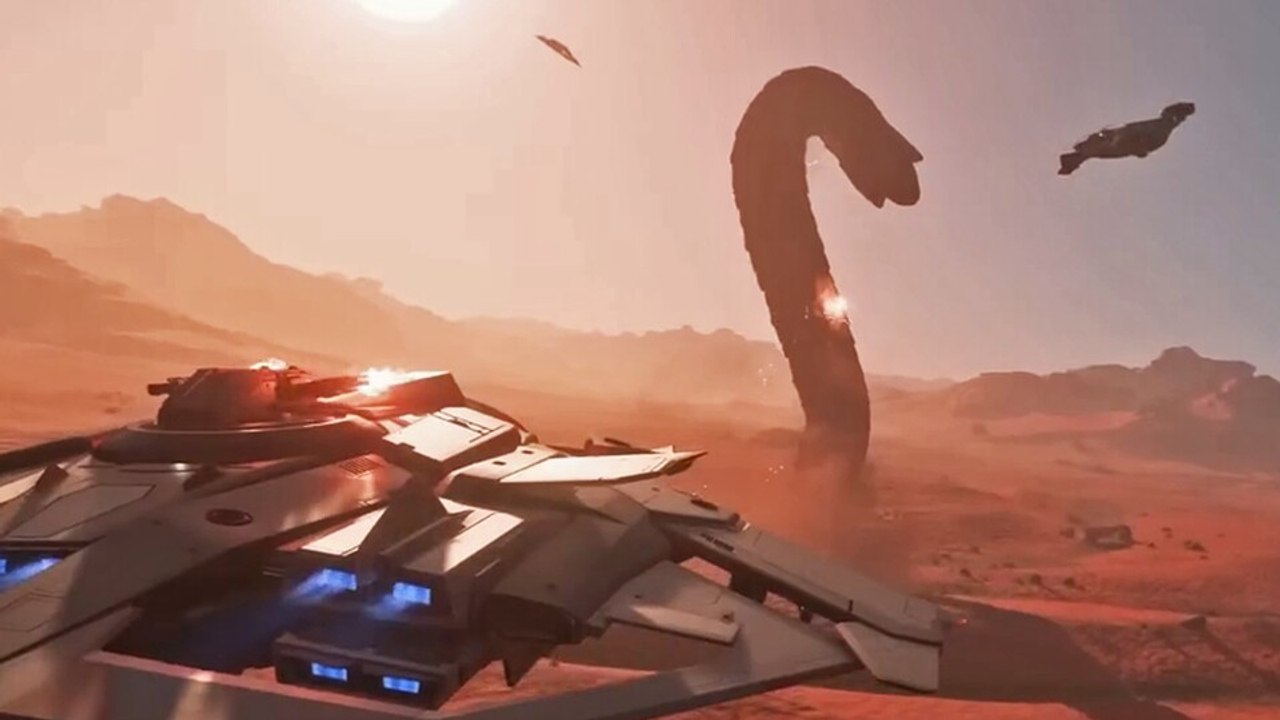Der Sandwurm aus Star Citizen wird nach neun Jahren endlich Realität
