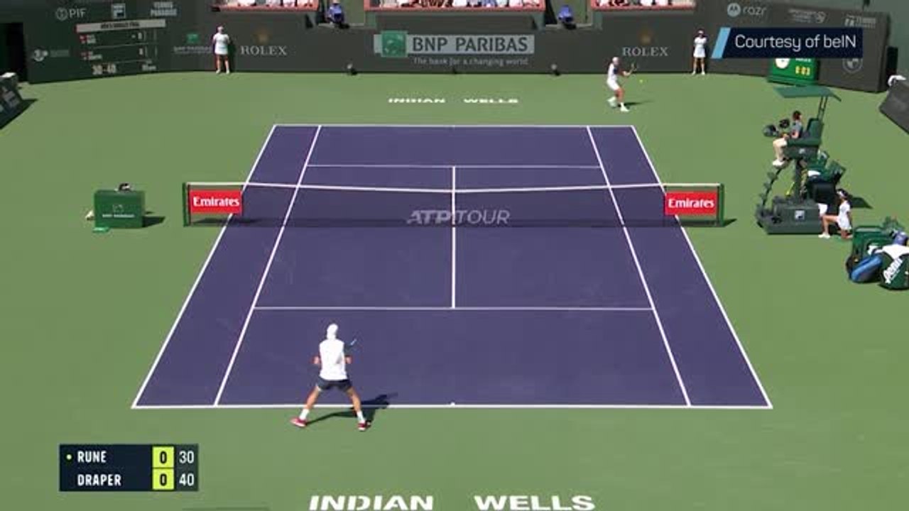Draper lands first Masters with Indian Wells title