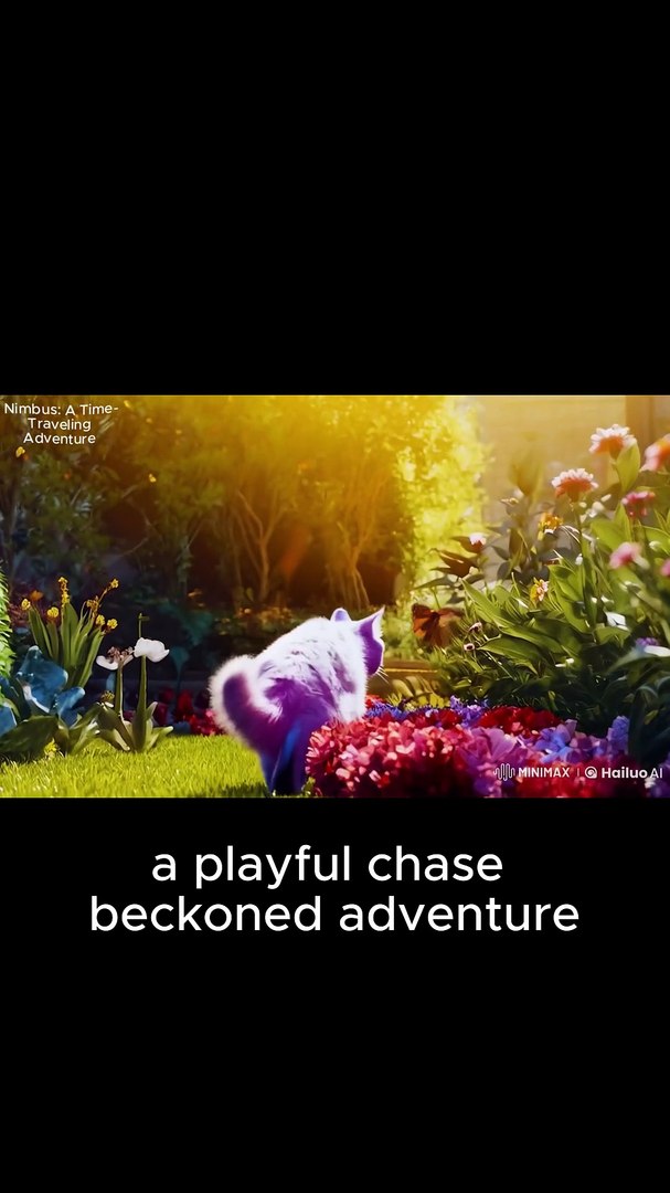 The Magical animated movies Nimbus A Time Traveling Adventure #cat #catlover #cutecat #funnycats