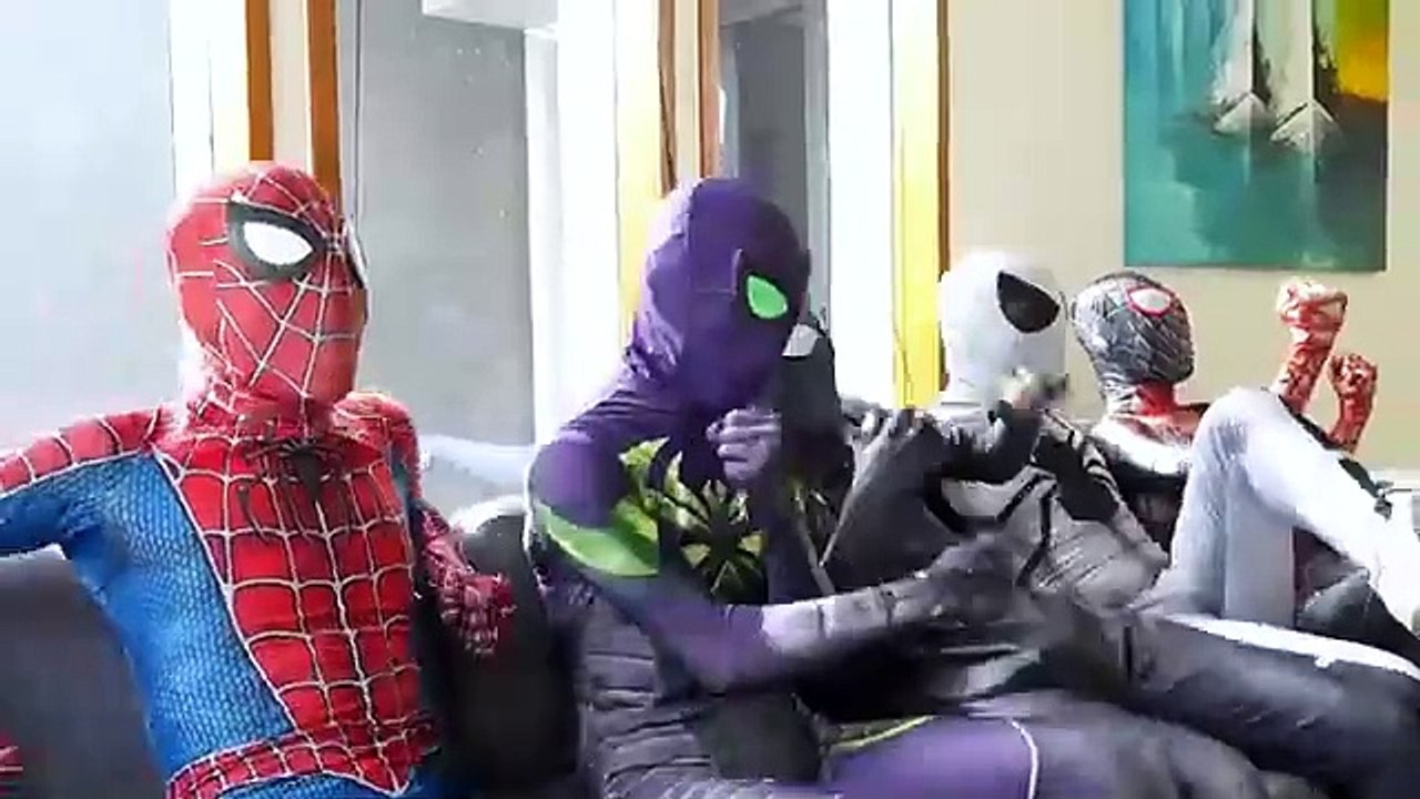 PRO 5 SUPERHERO TEAM __ Hey Spider-Man , Go To Trainning Nerf Gun !!! ( Funny Action Real Life )