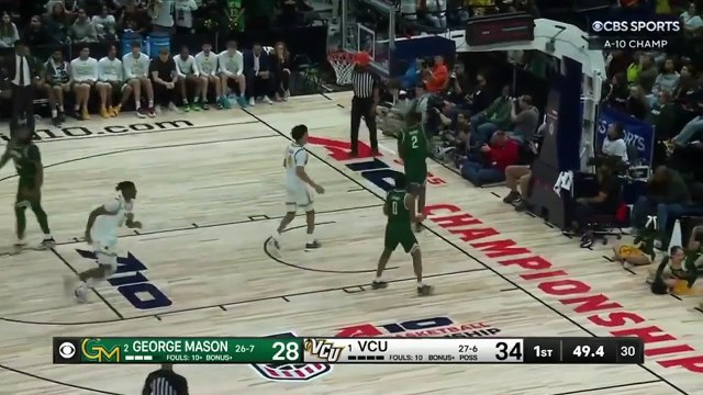 George Mason vs VCU Highlights - A-10 Championship 2025 - College Basketball Highlights