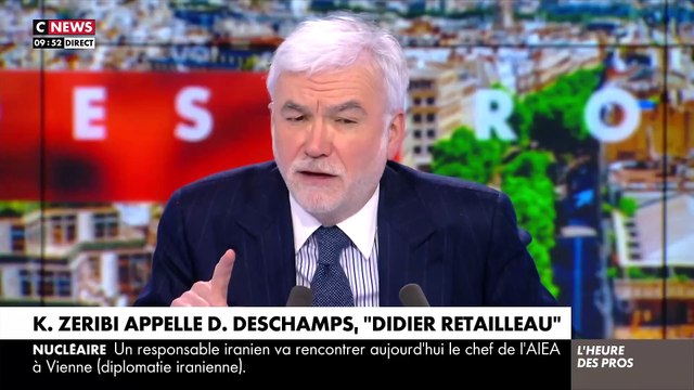 Pascal Praud s'en prend à Karim Zeribi, pourtant sur la même chaîne, après ses graves déclarations accusant Didier Deschamps de ne pas sélectionner certains joueurs car ils sont franco-algériens - VIDEO