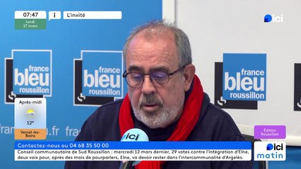 Nicolas Garcia, maire d'Elne et Premier vice-président du département