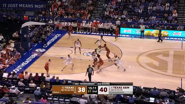 SEC 2nd Round DOUBLE OT_ Texas Longhorns vs. Texas A_M Aggies _ Full Game Highlights _ ESPN CBB
