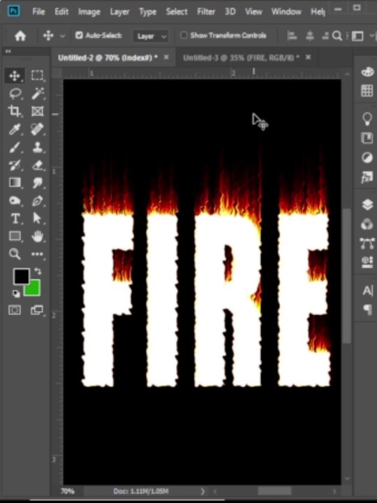How to Create a Realistic Fire Text Effect in Photoshop – Easy Tutorial!