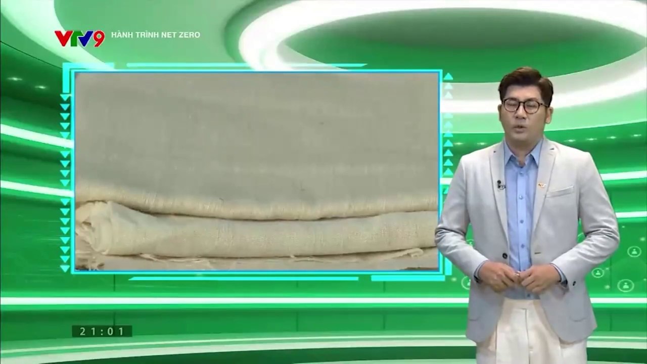 Kim Vũ - Tự hào xuất hiện trên "Hành trình Net Zero" của VTV9 cùng câu chuyện nghiên cứu và phát triển vải sợi dứa