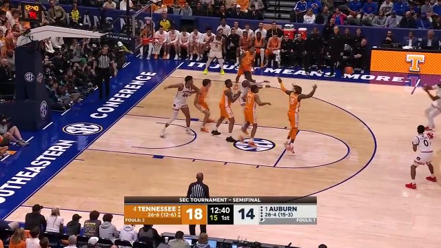 SEC Semifinal_ Tennessee Vols vs. Auburn Tigers _ Full Game Highlights _ ESPN College Basketball