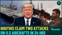 Houthis vs U.S: Full-Scale War? Second Attack on USS Harry Truman | Blocked Israeli Ships in Red Sea