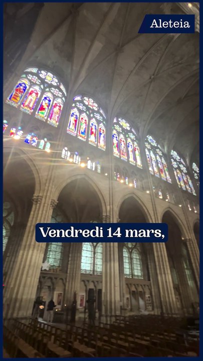 La première pierre de la flèche de Saint-Denis est bénie !