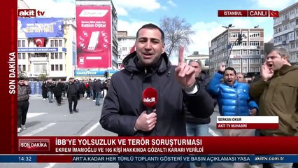 Ekrem yandaşlarından özgür medya rahatsızlığı! Canlı yayında Akit TV muhabirine saldırı