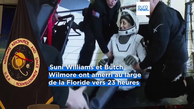 Retour sur Terre des deux astronautes américains après plus de neuf mois coincés dans l’ISS
