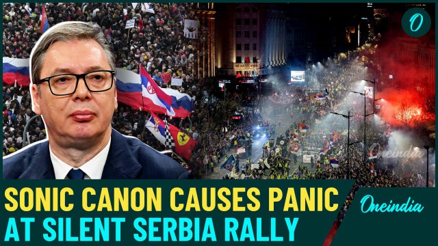 Serbia Anti-Government Protests| Sonic Weapons Used On Peaceful Protesters In Serbia? Shocking Video