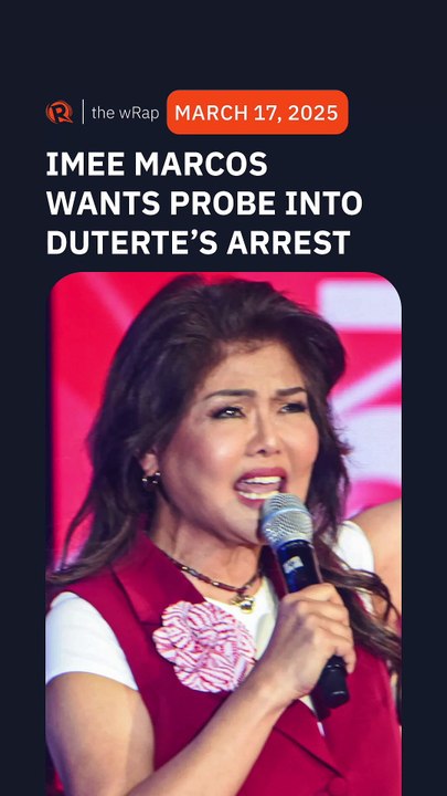 Senator Imee wants probe into Marcos admin’s arrest, ICC turnover of Duterte