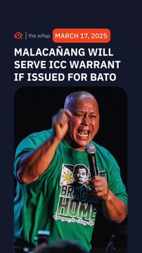 If ICC arrest warrant comes for Bato, Malacañang will serve it