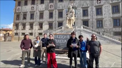 Pisa, lezioni in piazza per protestare contro i tagli all'Università