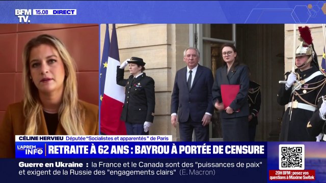 Refus de François Bayrou de la retraite à 62 ans: Il ne faut pas que ce gouvernement oublie d'où il vient , avertit Céline Hervieu (PS)