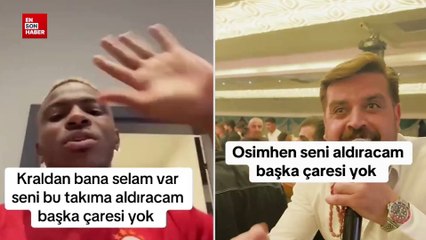 Victor Osimhen, bir düğünde kendisi için şarkı söyleyen müzisyene selam gönderdi