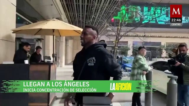 Selección mexicana llega a Los Ángeles para la Concacaf Nations League