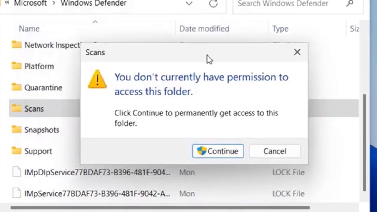 Solved - You don't currently have permission to access this folder on Windows 11 / 10 / 8 / 7