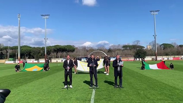 Il giuramento di apertura della Viareggio cup, il Mondiale di calcio?giovanile