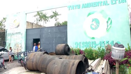 b'Obra em praa deixa empreendedores sem espao e gera revolta em Ananindeua'