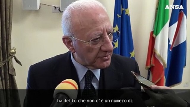 Campi Flegrei, De Luca replica a Ciciliano sul telefono della Protezione civile