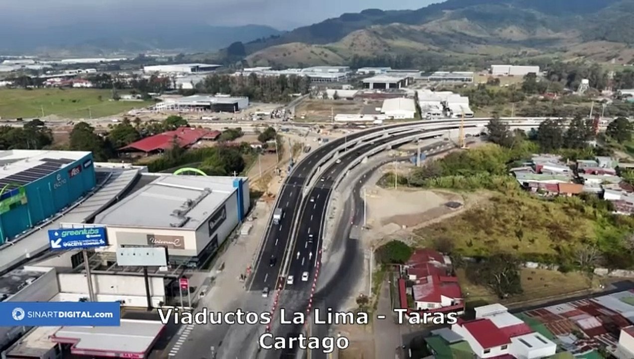 Inauguran Viaducto La Lima - Taras Cartago