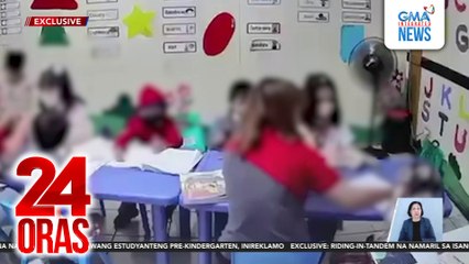 Guro, inireklamo dahil sinaktan at ikinulong umano sa CR ang mga estudyanteng pre-kinder | 24 Oras