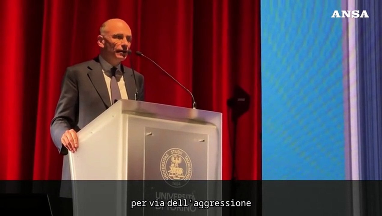 Enrico Letta: "La forza dell'Europa e' la frontiera come luogo di scambio"